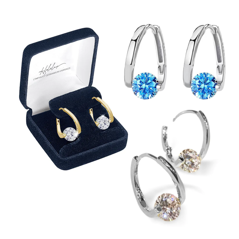🔥LAST DAY SALE-80% OFF)  Histone Lymphvity MagneTherapy Germanium Earrings