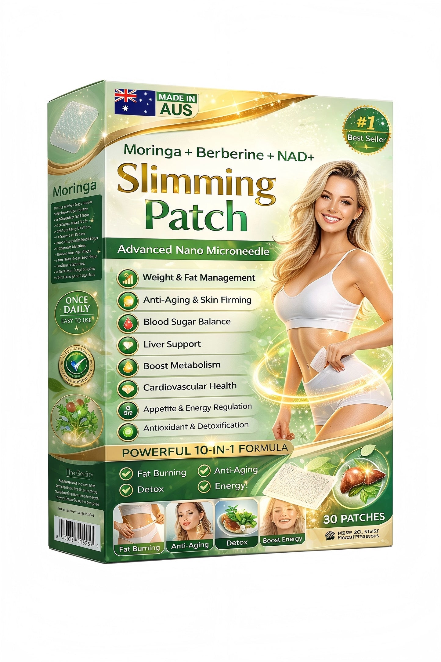 Micro-Needle Body Patch to Support Skin Firming & Body Shaping