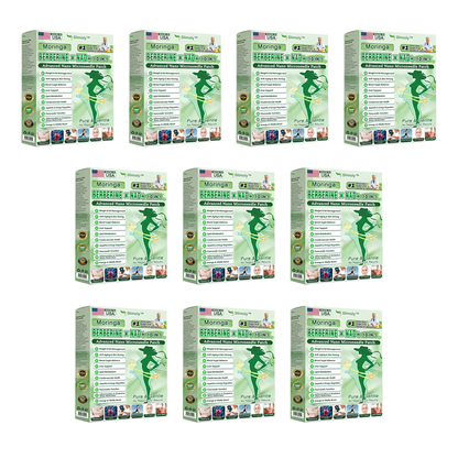 🔥Made in USA | Slimoly™ Moringa & Berberine 10-IN-1 Advanced Nano Microneedle Patch